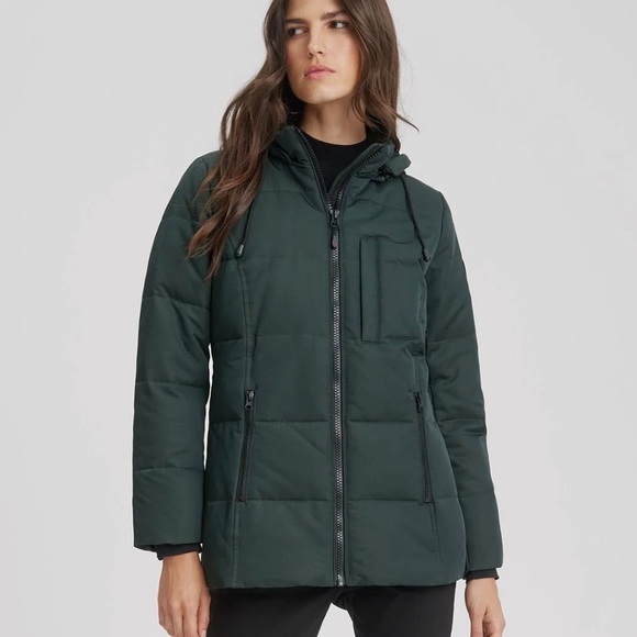 Artic Expedition Jackets & Coats Artic Expedition Women Gaspe Hybradown Army Green Parka